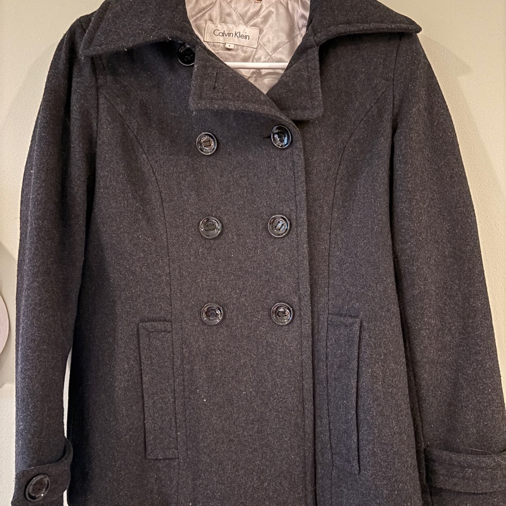 Calvin Klein Women's Black Peacoat